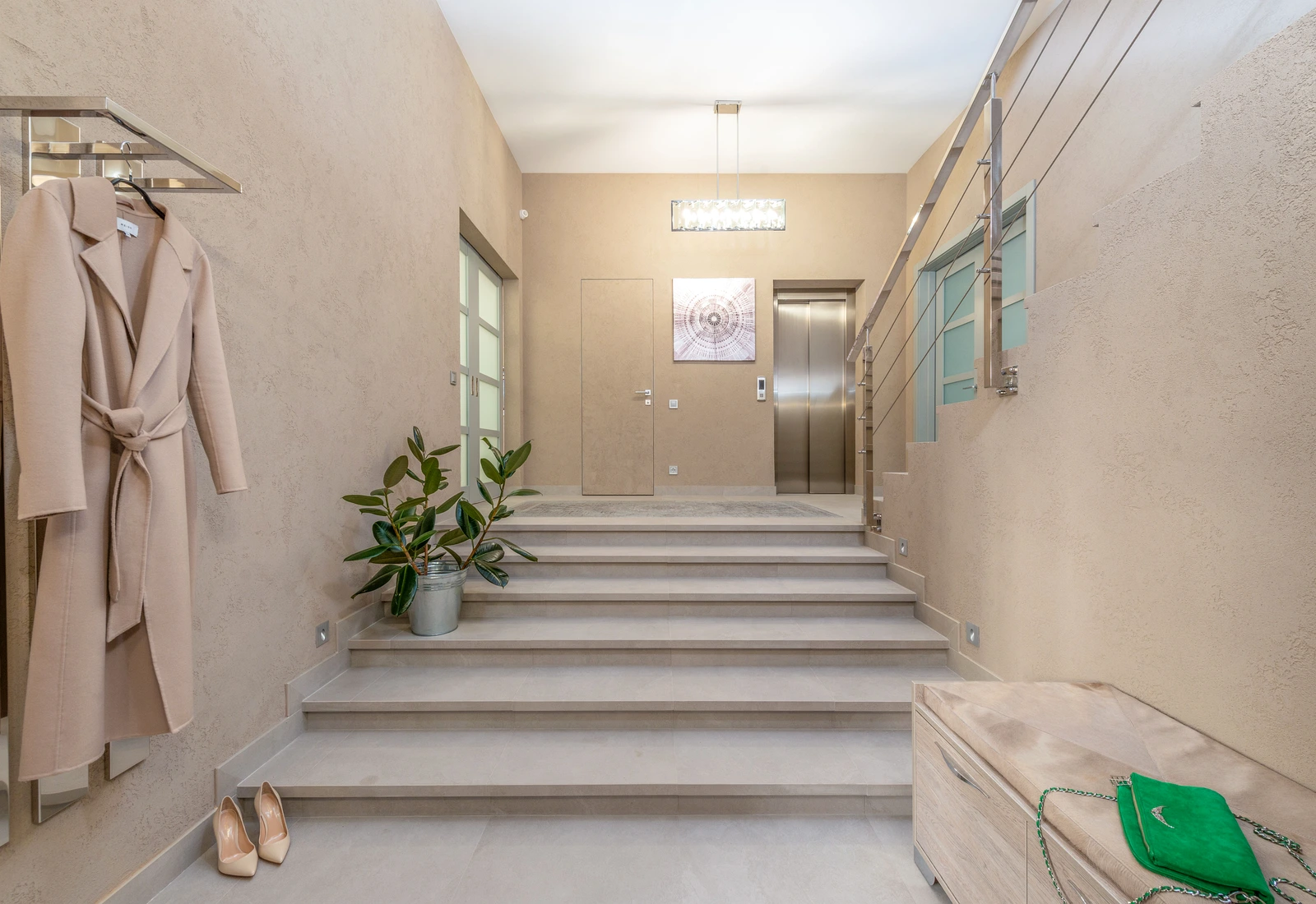 Communal cleaning for managed residential buildings